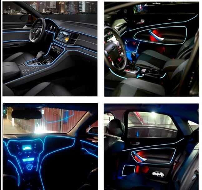 Fio / Luz Neon - Iluminação,Decoração Carros, Casa