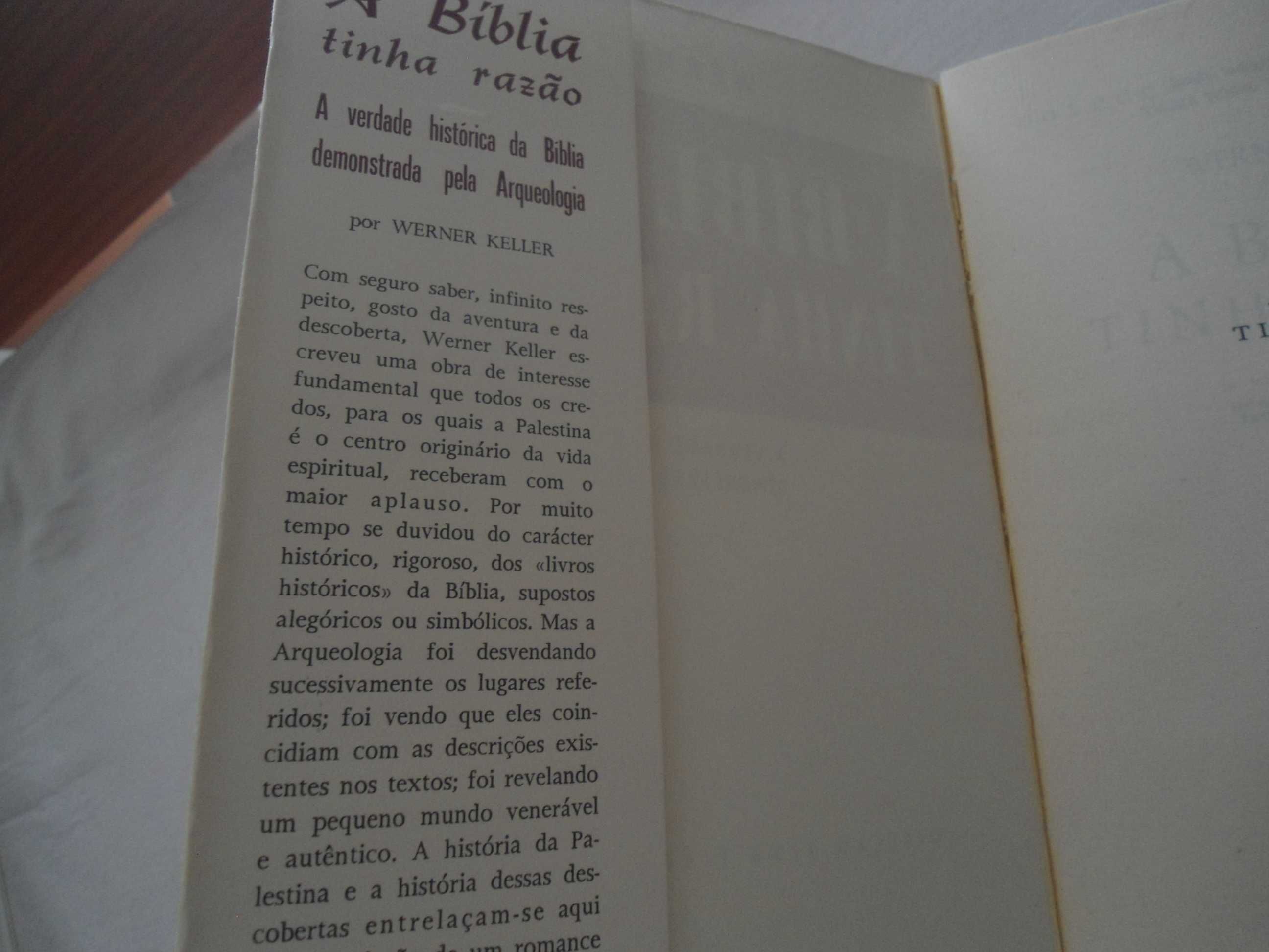 A Bíblia tinha razão por Werner Keller