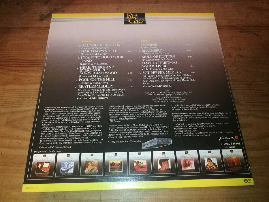 THE ROYAL PHILARMONIC ORCHESt-The Beatles 20th Anniversaty Concert LP