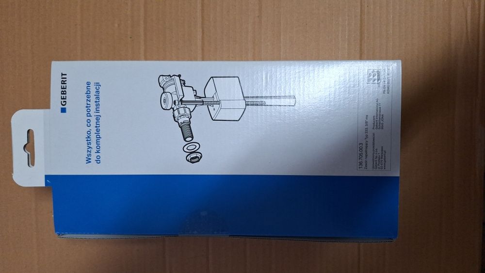 Zawór napełniający GEBERIT - uniwersalny (nowy)