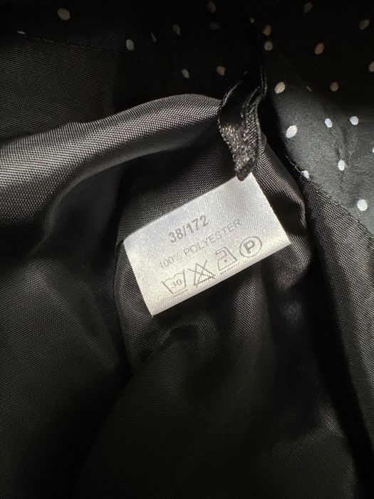 Spódnica granat w kropki midi Bolero