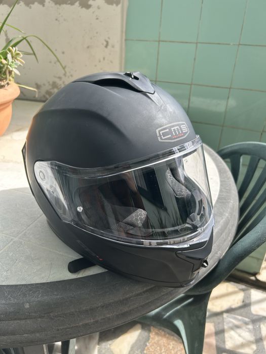 Capacete CMS GP4 tamanho S preto fosco