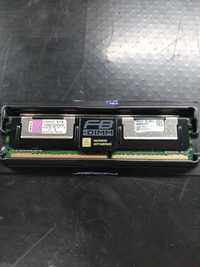 Memória Kingston DDR2 4GB 667Mhz ECC Fully Buffered CL5 Dual Rank