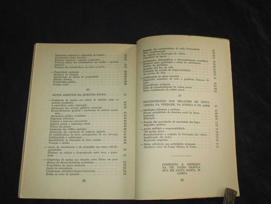 Livro Mater et Magistra Carta Encíclica de Sua Santidade João XXIII