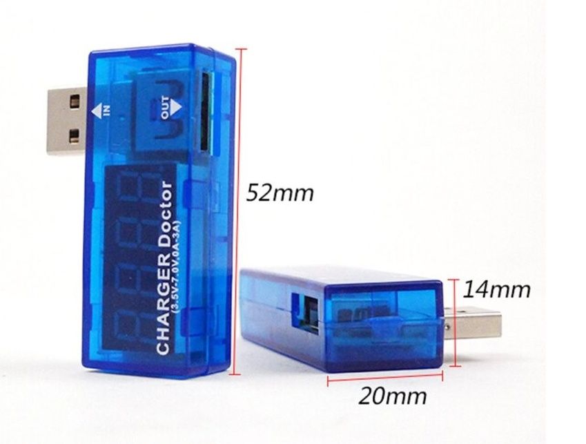 USB тестер вольтметр амперметр