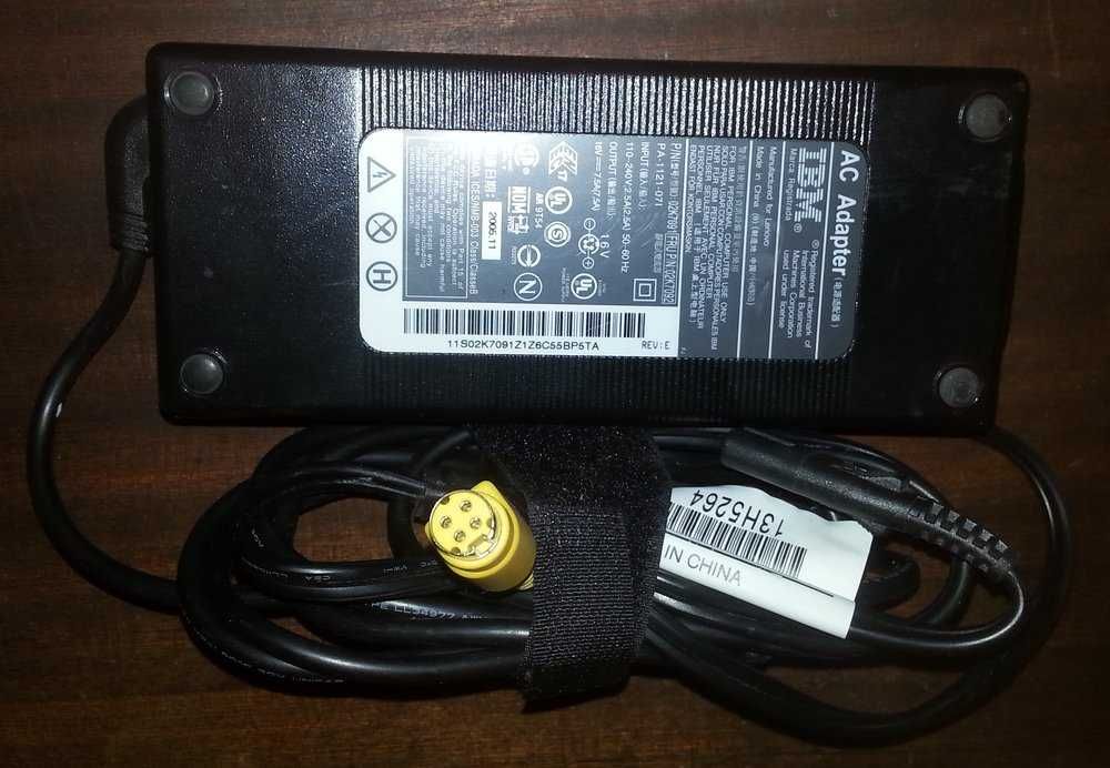 Адаптер блок питания зарядное IBM 02K7091 16V 7,5A Panasonic Toughbook