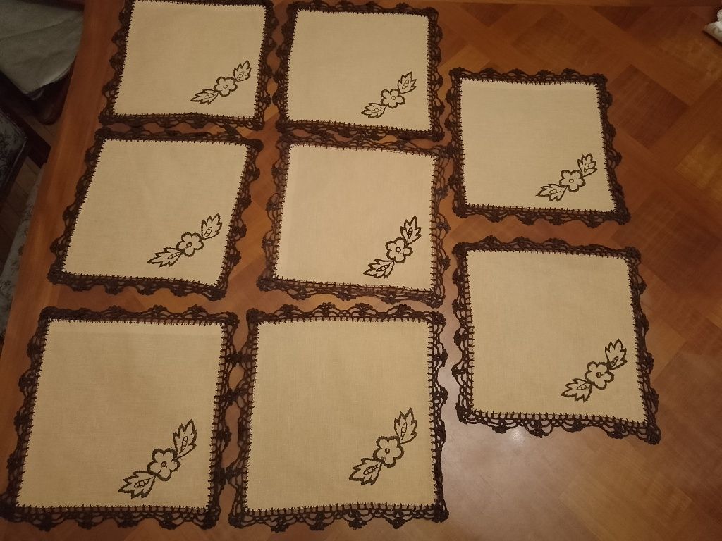 8 szt. Serwetki z bawełny