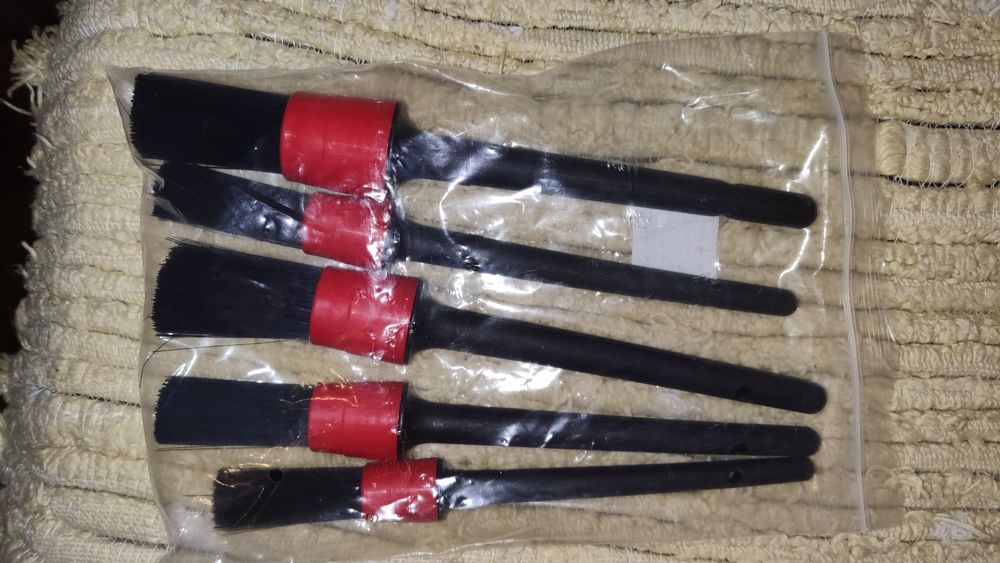 5 pincéis detalhe automóvel