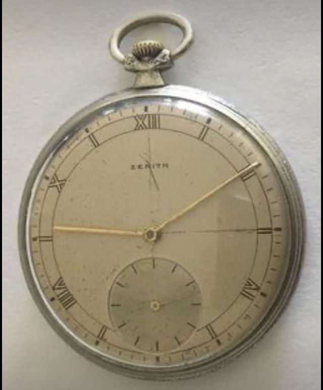 Relógio Zenith de bolso antigo em bom estado e a trabalhar.