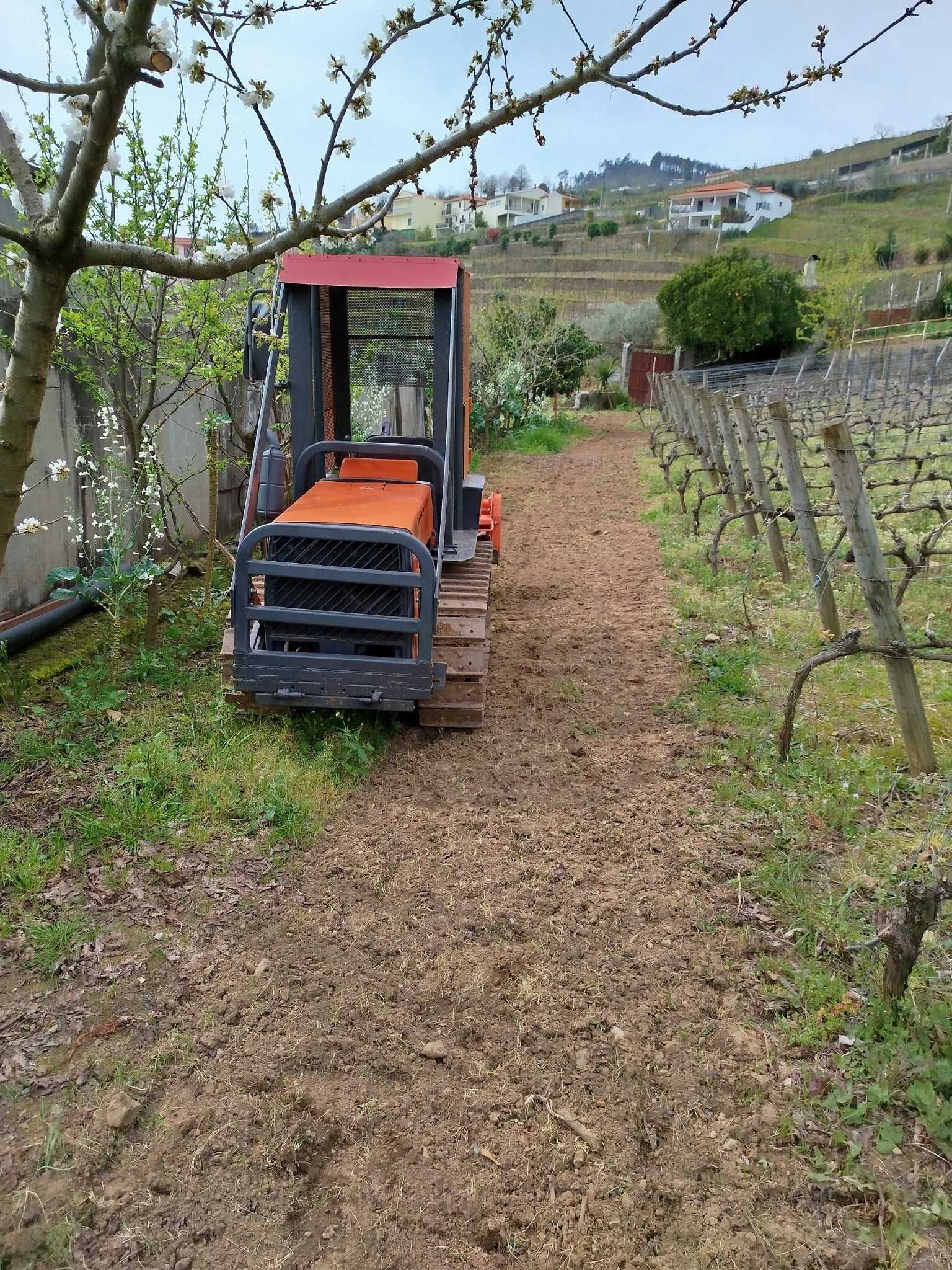 Máquina agrícola de rastos