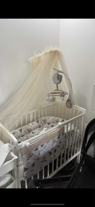 Baldachim do lozeczka ze stelazem