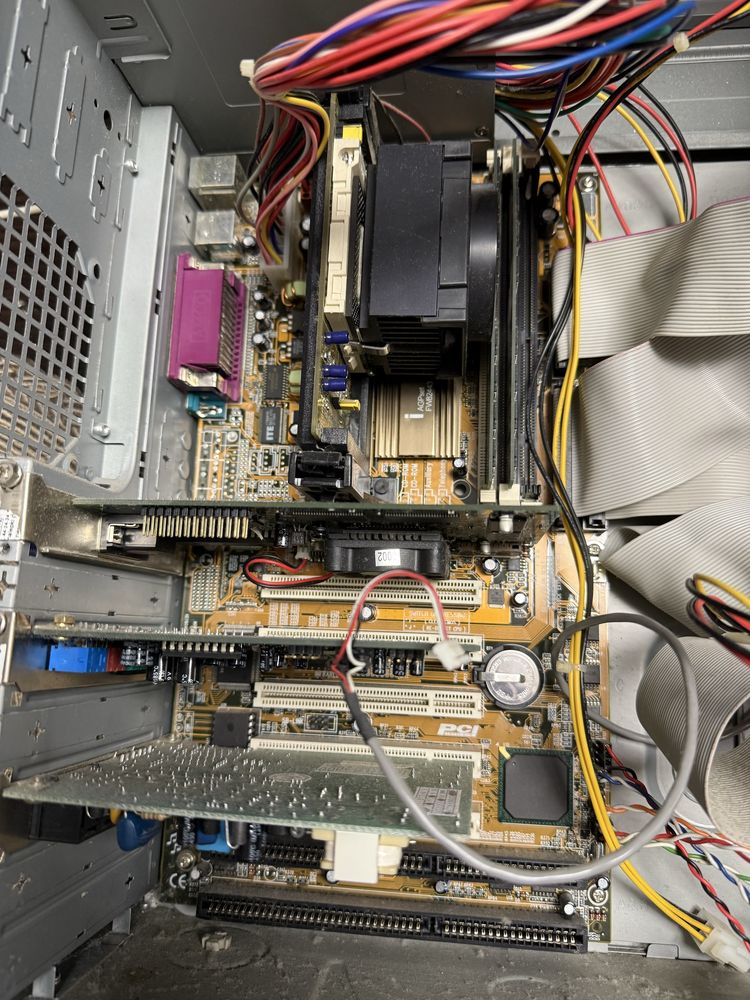 Retro komputer PC | Celeron 500MHz | Kolekcjonerski zestaw