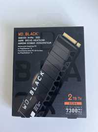 2TB NOWY Dysk WD Black SN850X z Radiatorem do PS5/PC M2 4gen