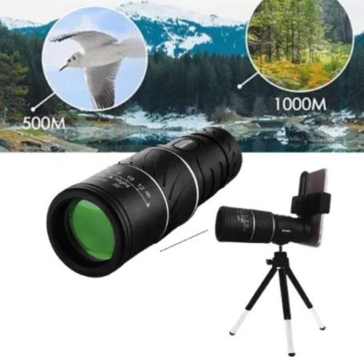 Monokular 16×52 Z Uchwytem Do Telefonu + Statyw Nowy