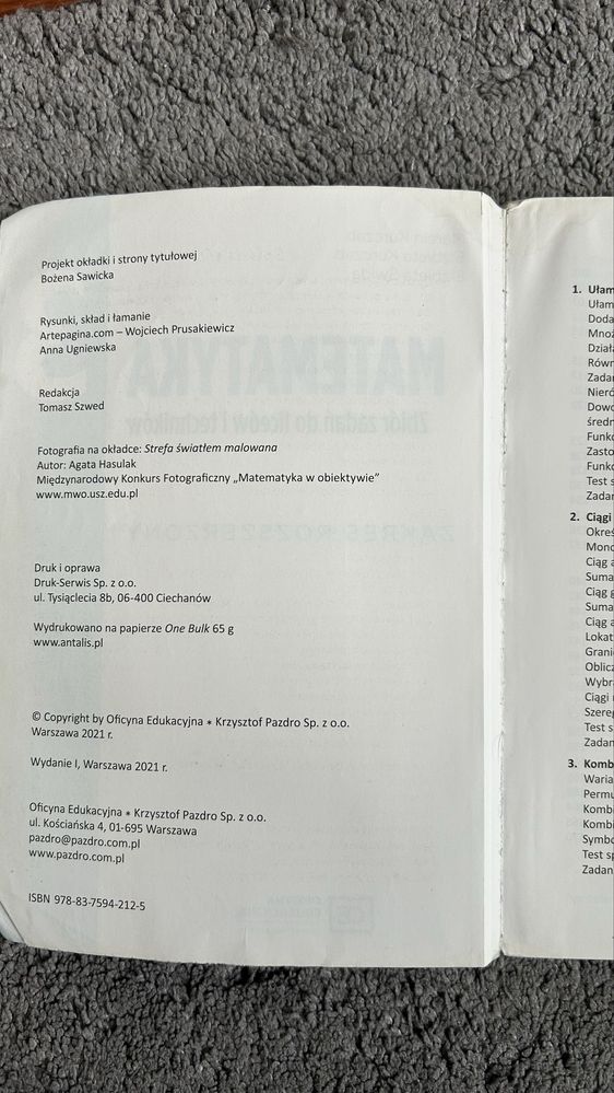 Matematyka 3 Pazdro Zbiór Zadań