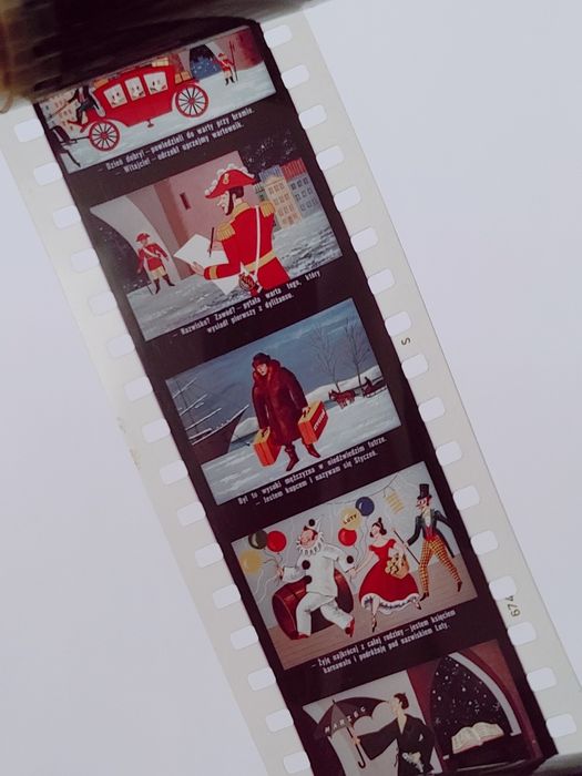 Bajka na rzutnik DWUNASTU PODRÓŻNYCH bajki na kliszach PRL retro Ania