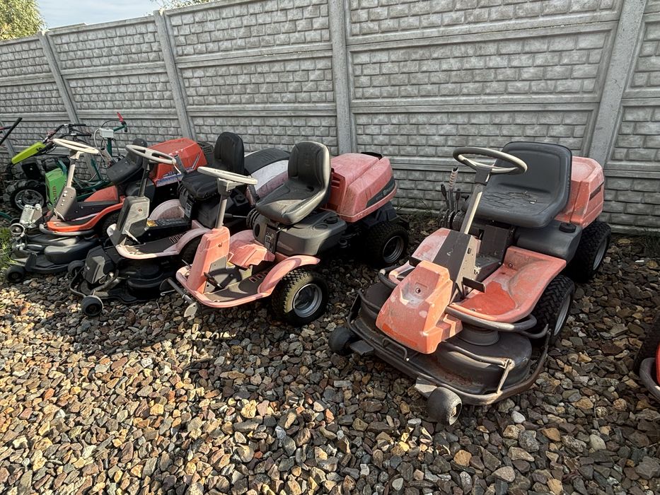 Husqvarna Traktorek Rider kosisko skrzynia silnik fotel maska osłona