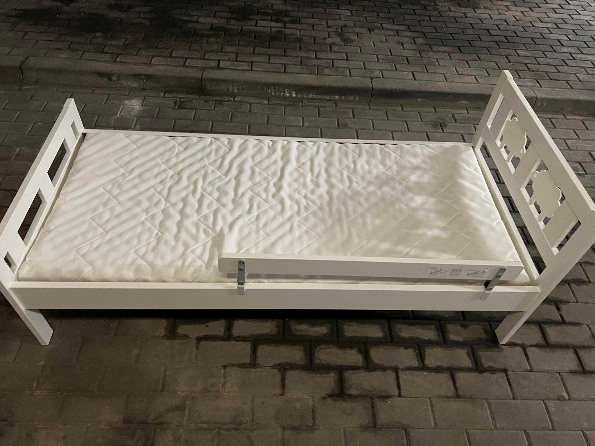 łóżko KRITTER 70x160 cm z materacem UNDERLIG70x160 cm