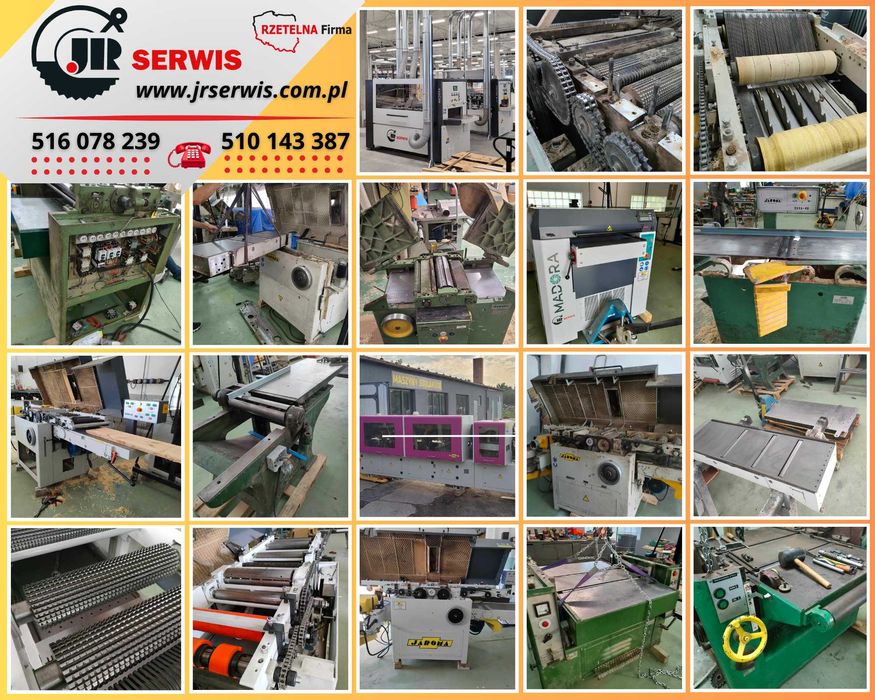 JAROMA SERWIS strugarki, oklejarki Cw Maxx,Dwn, Dckd, DYRA,DSBA,DSNA