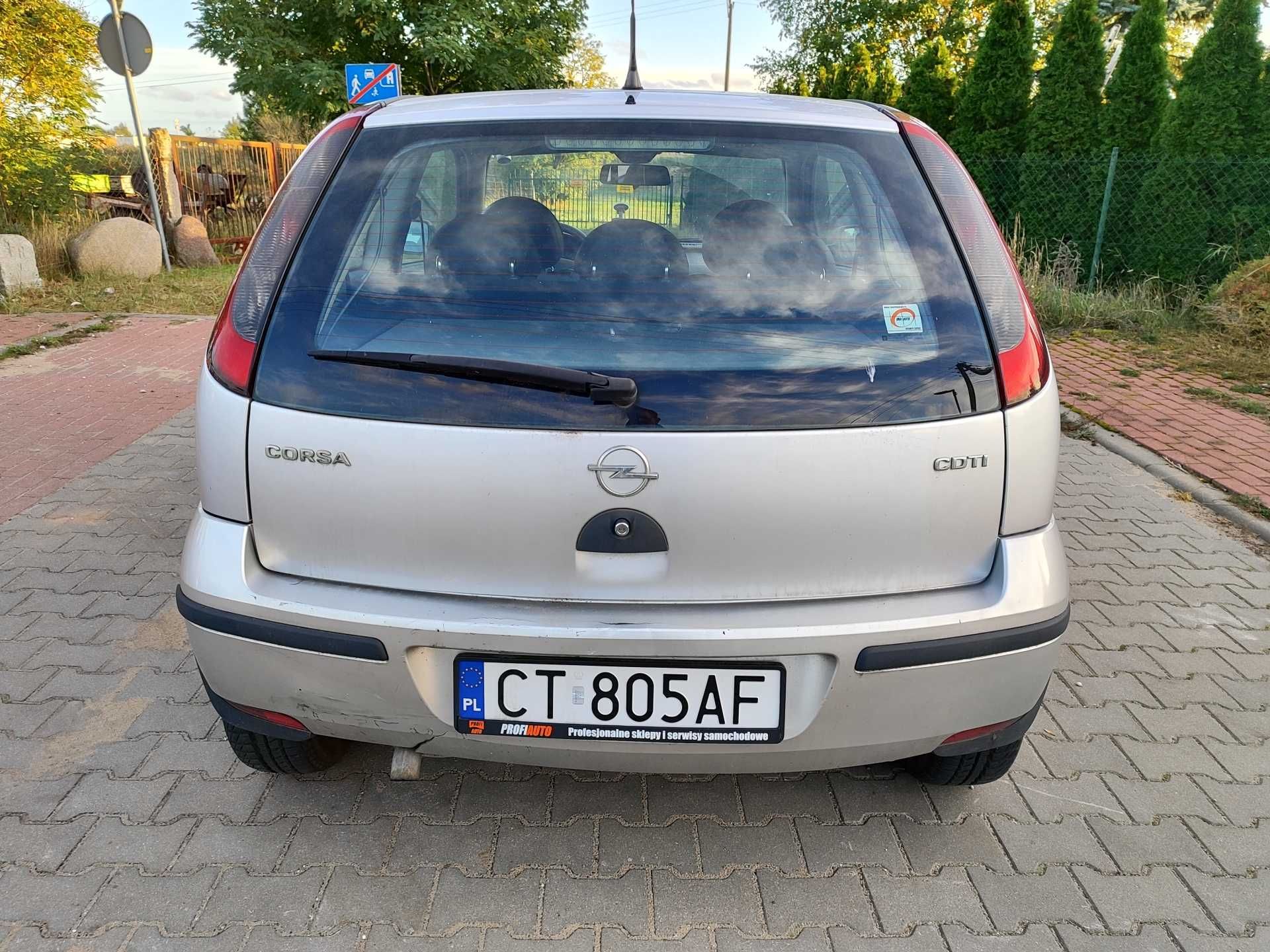 OPEL CORSA C 1,3 CDTI krajowy, klimatyzacja, el. szyby, wspomaganie