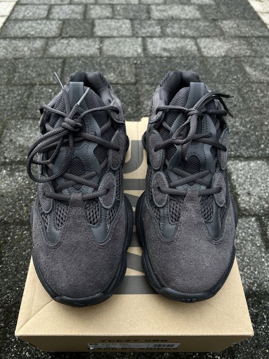Adidas Yeezy 500 Utility Black sneakersy buty niskie czarne 42 2/3