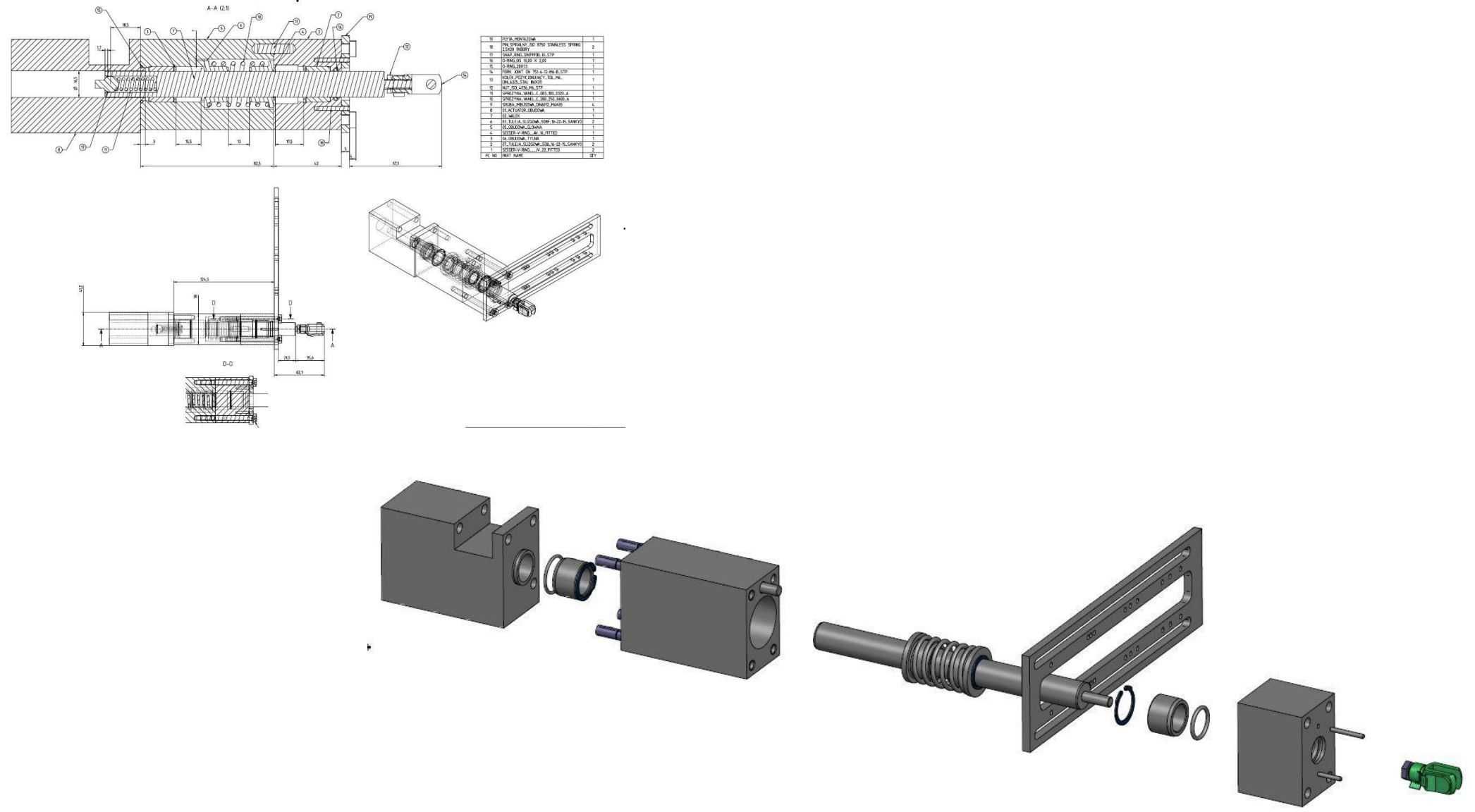 Usługi inżynierskie - Projektowanie CAD -  3D, 2D, rysunki techniczne