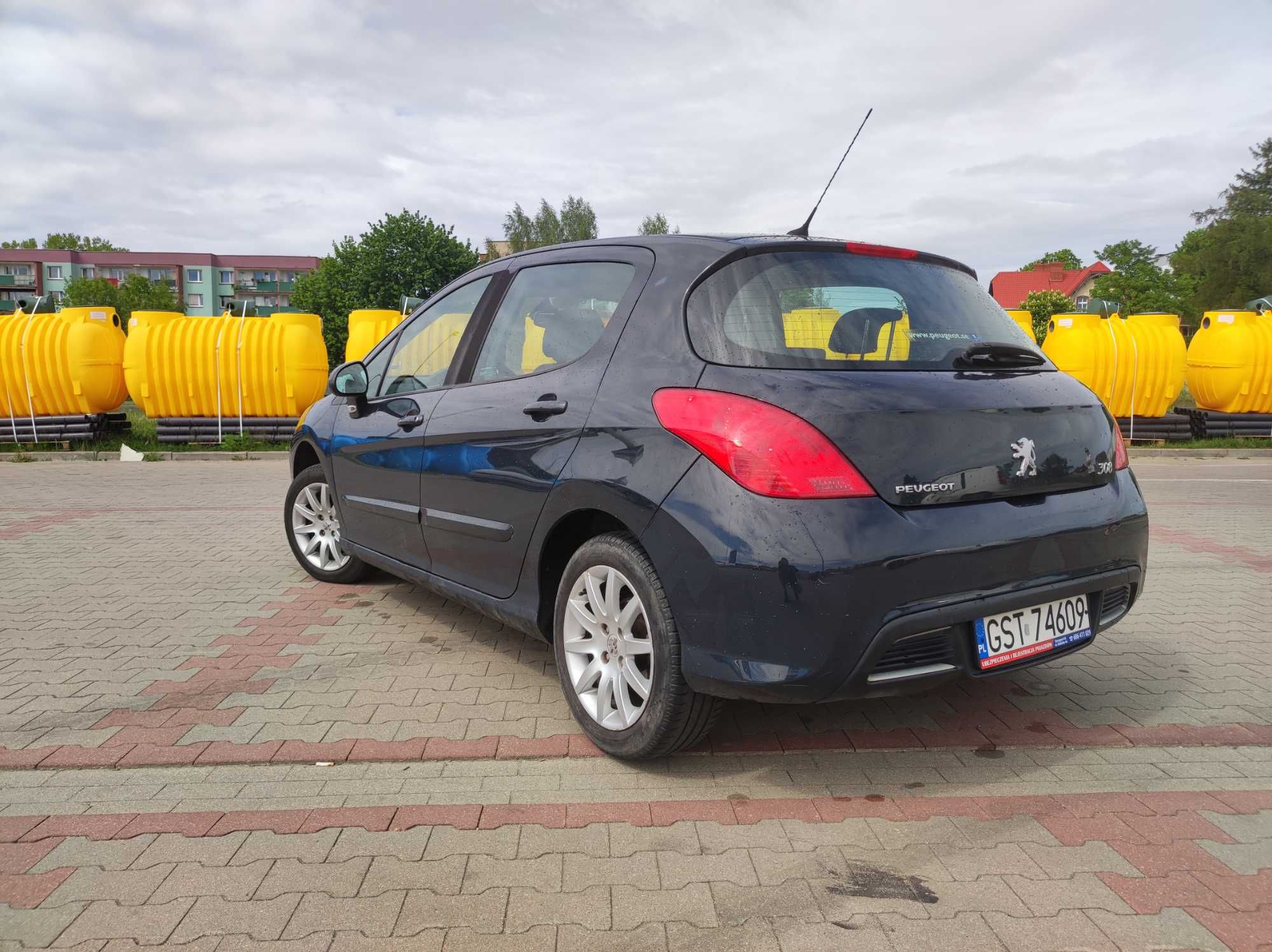 peugeot 308 1.6 120km, świeże OC, bogate wyposażenie