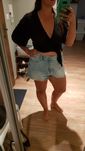 H&m krótki kopertowy top wiązany r L 175/104A