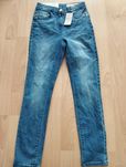 Jeansy dziewczęce super skinny fit 146