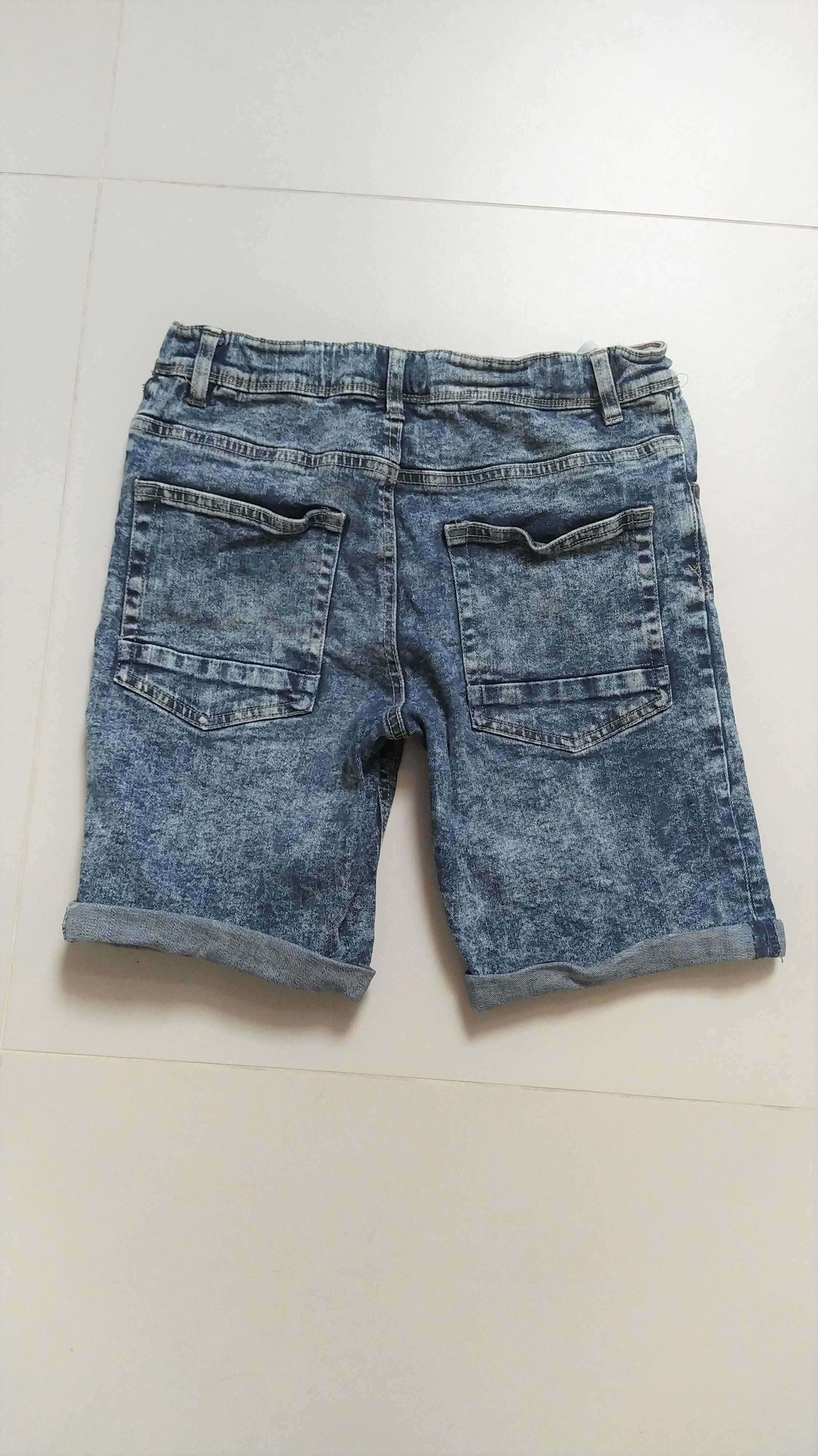 Spodenki dżinsowe 152/158 12/13lat jeansy