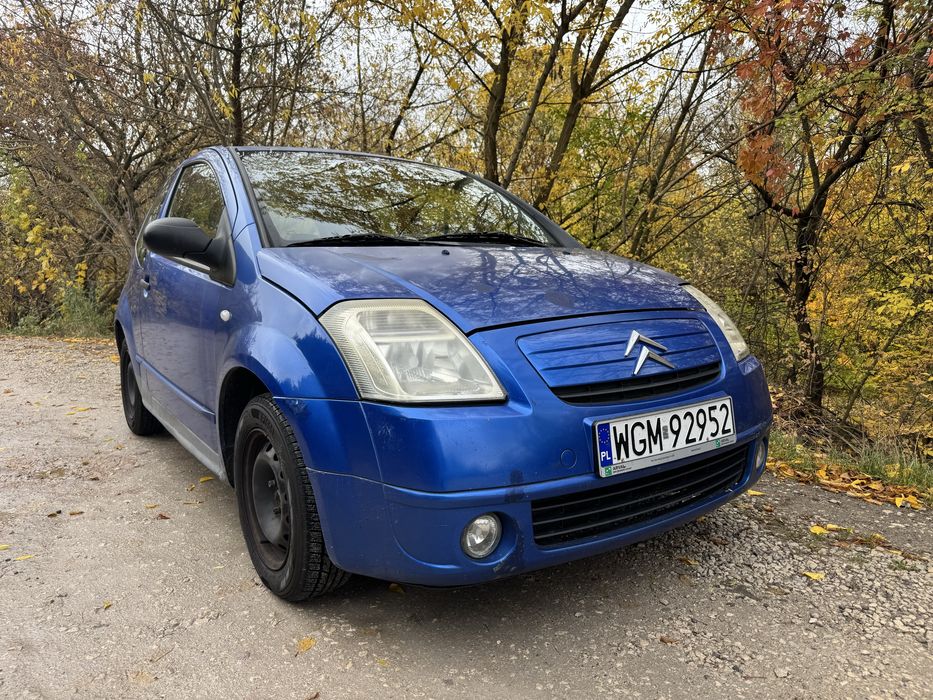 Citroën C2 1.1 benzyna 2005 r sprawny OC i przegląd do końca roku