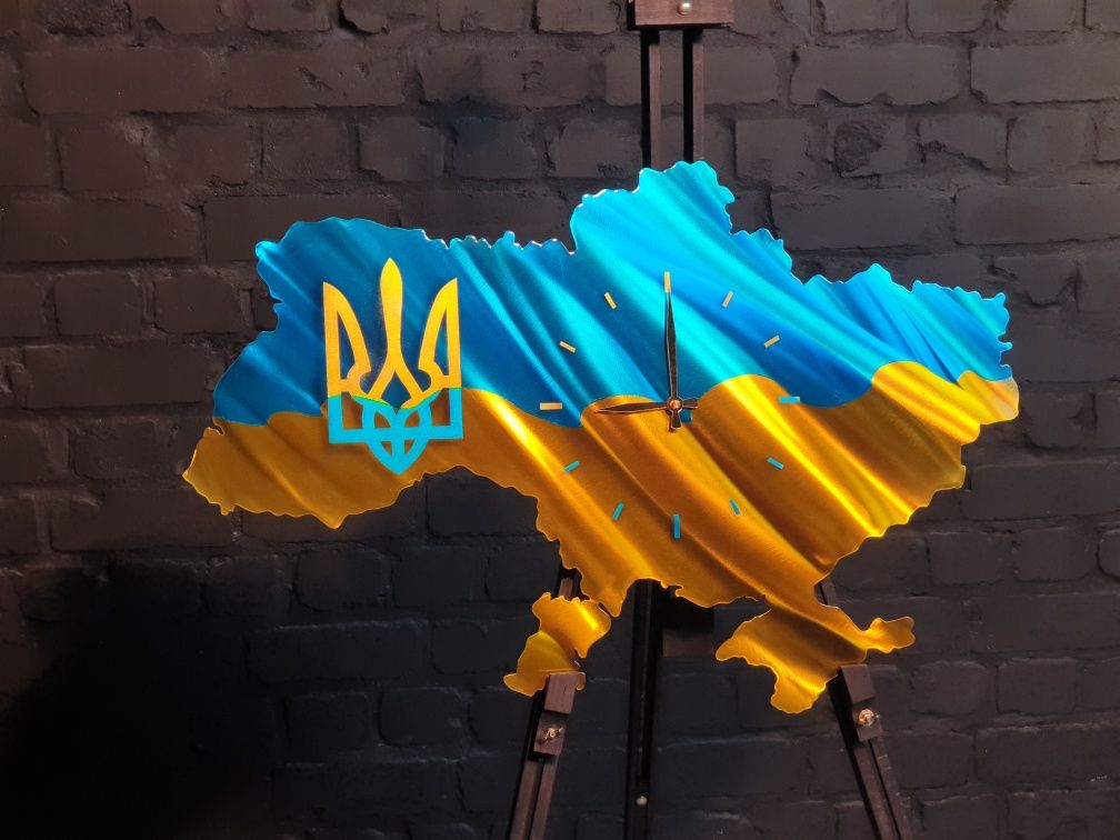 Годинник Карта України.
