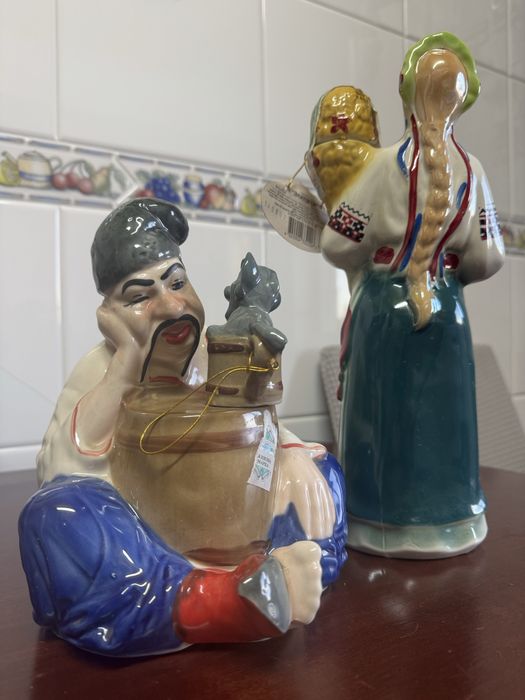 Vodka em peças decorativas