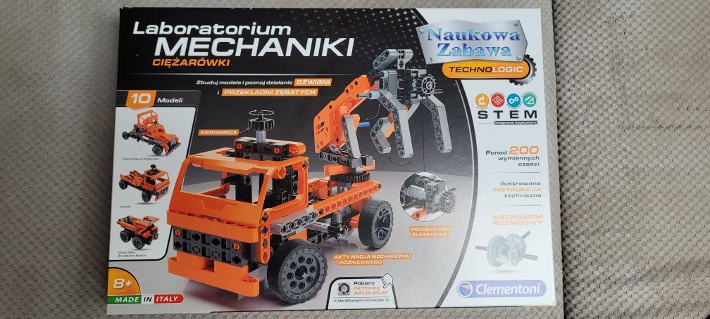 Laboratorium mechaniki Clementoni duży zestaw