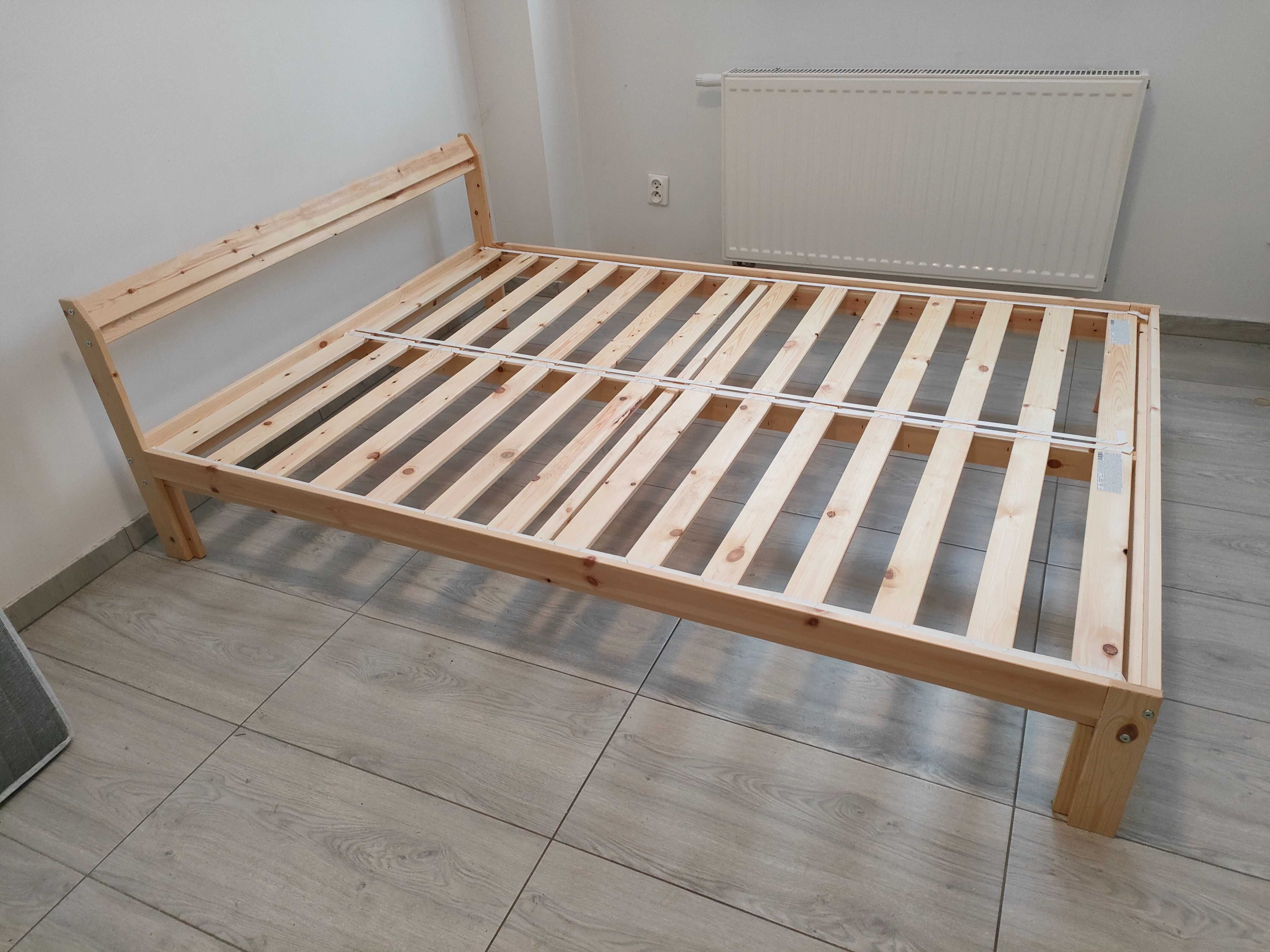 Łóżko Ikea Neiden  140 cm x 200 cm Spód żebrowy Używane Opole