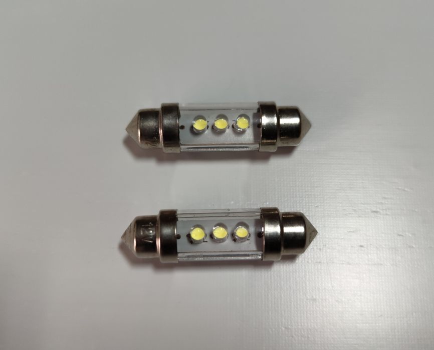 2 Lâmpadas tubular Led - Luz Branca 12V