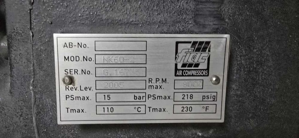 Sprężarka śrubowa FIAC CRS 15