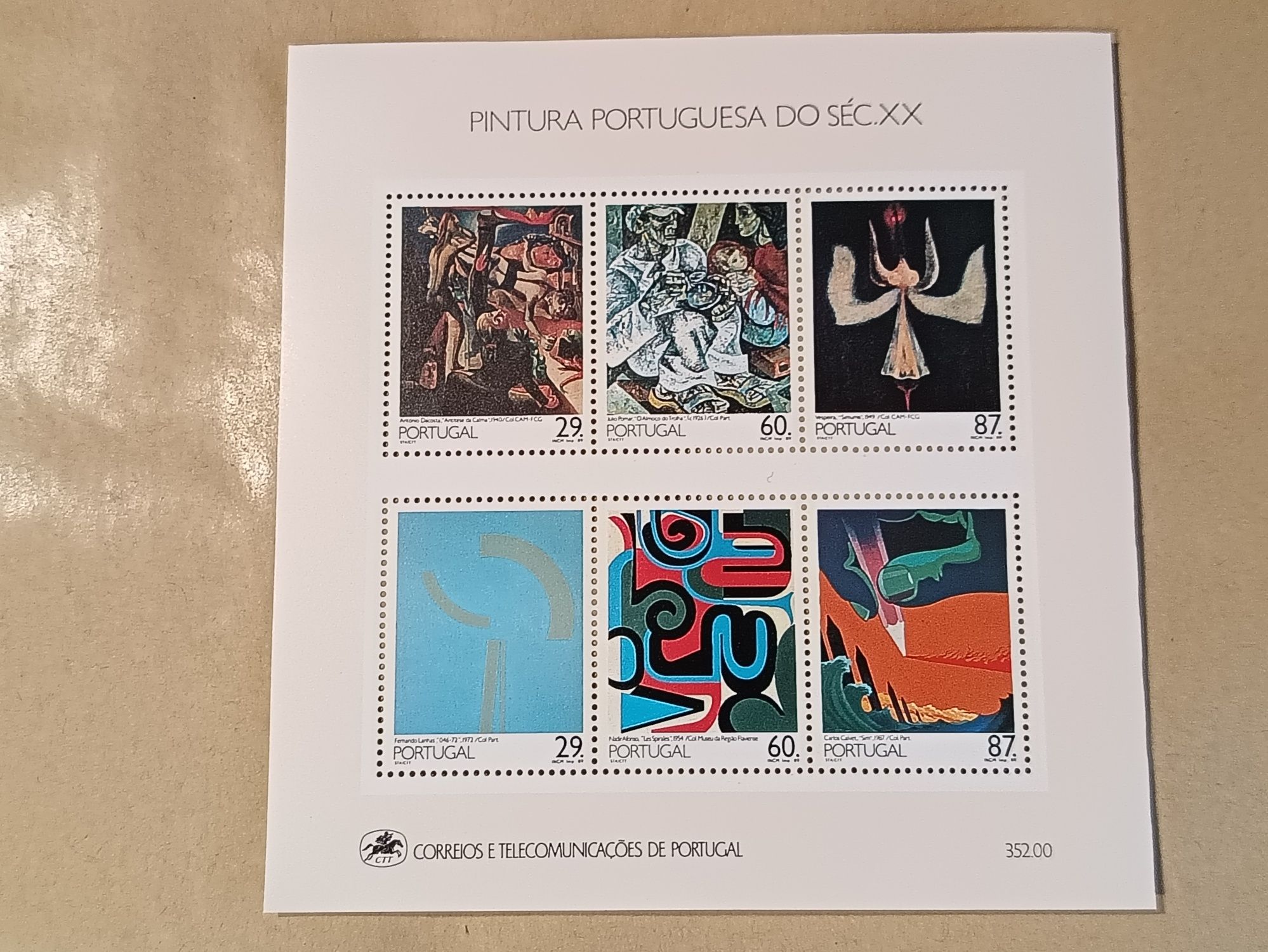 Selos de Portugal- Bloco número 108