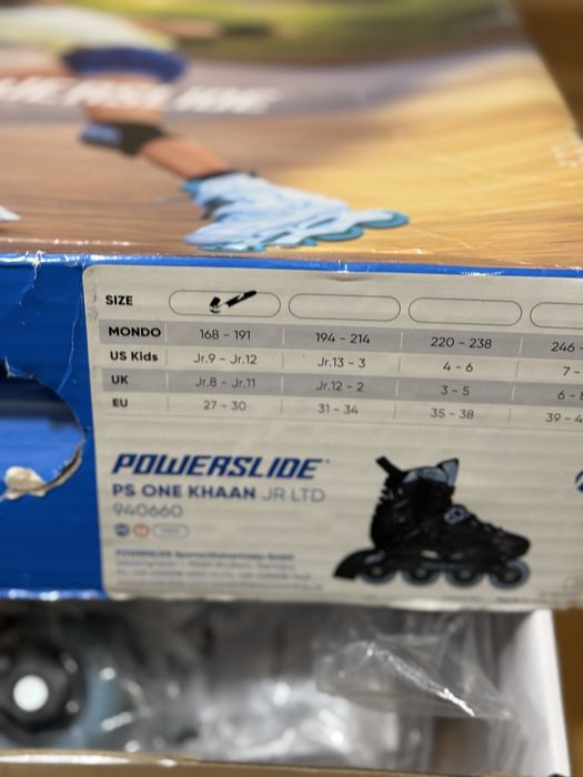 Роликові ковзани Powerslide PS One Khaan Junior, розмір 27-30