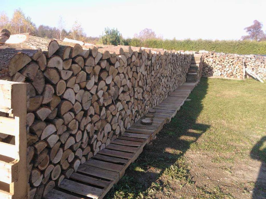Drewno kominkowe opałowe sezonowane