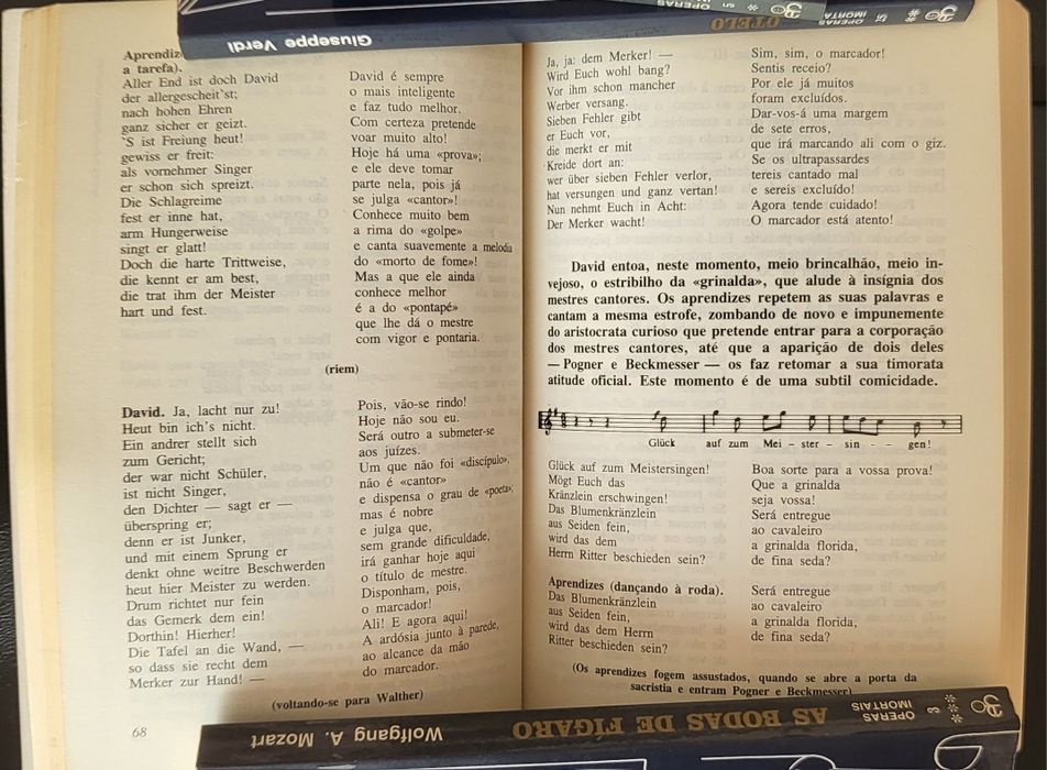 Óperas Imortais - Tosca, Rigoletto, As Bodas de Fígaro, Otelo...