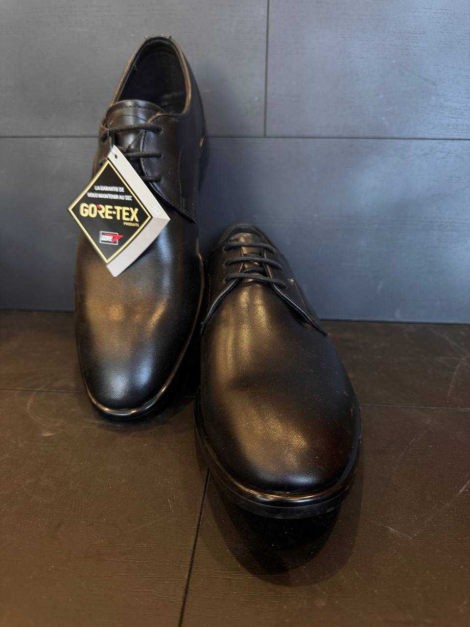 Шкіряні туфлі ECCO Gore-Tex оригінал (41, 48)