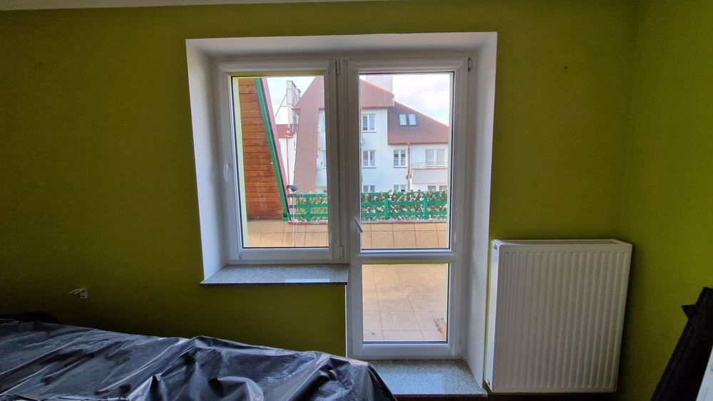 Okno pcv zestaw balkonowy