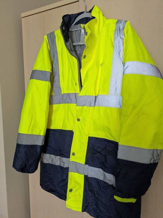 Ocieplana, odblaskowa kurtka