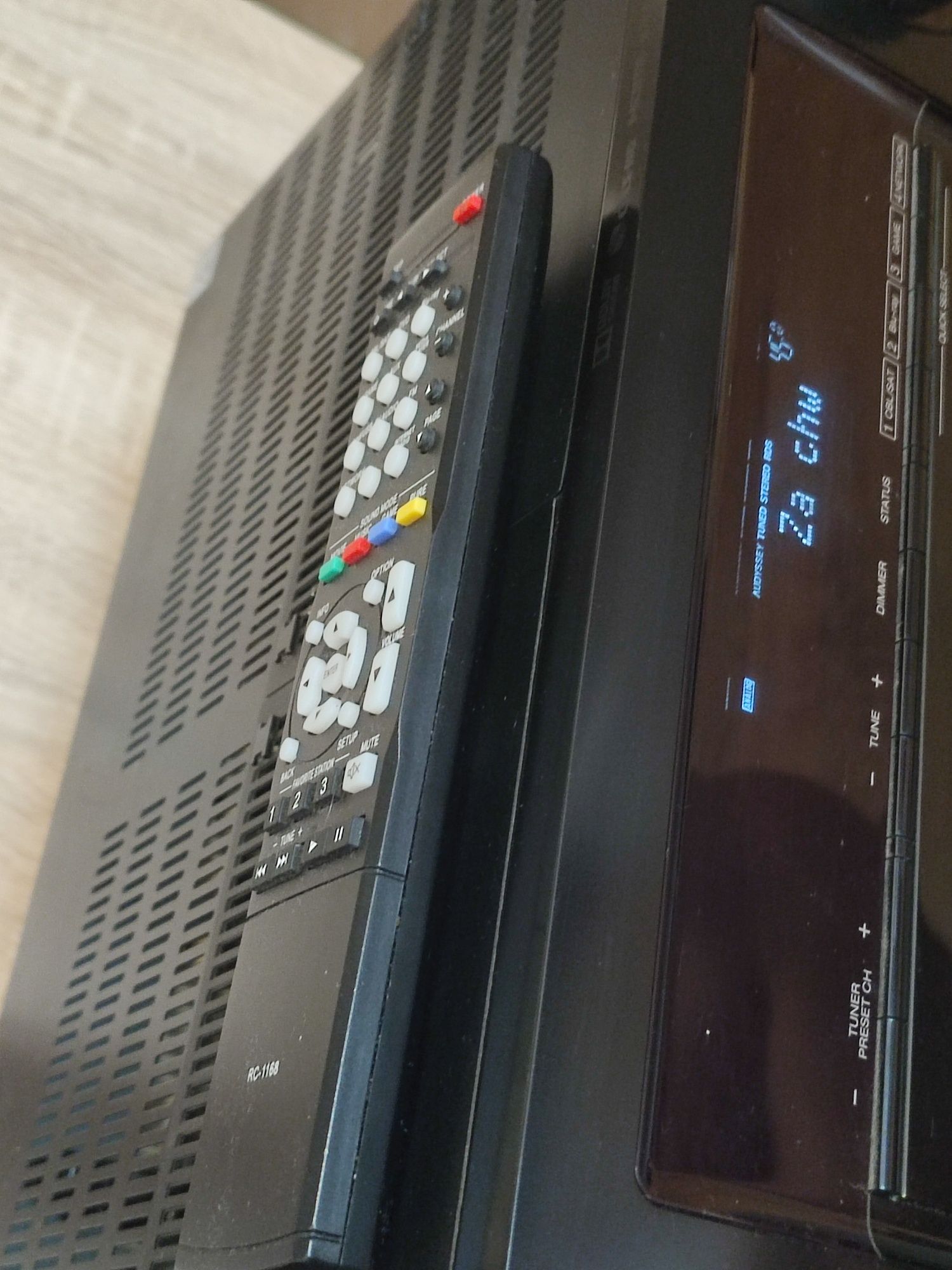 Amplituner DENON AVR 1000+ pilot + mikrofon do kalibracji