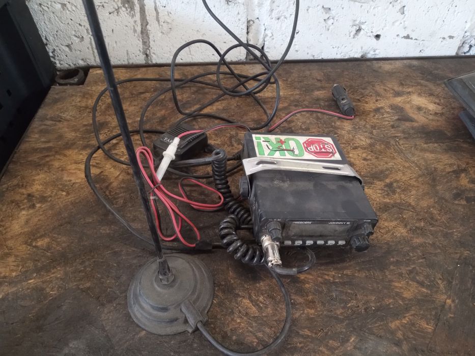 Komplet Sprawne Cb radio president Johnny III z anteną