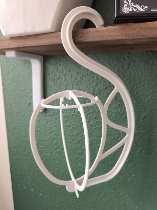 Wiszący stojak na perukę peruki wieszak 39 cm