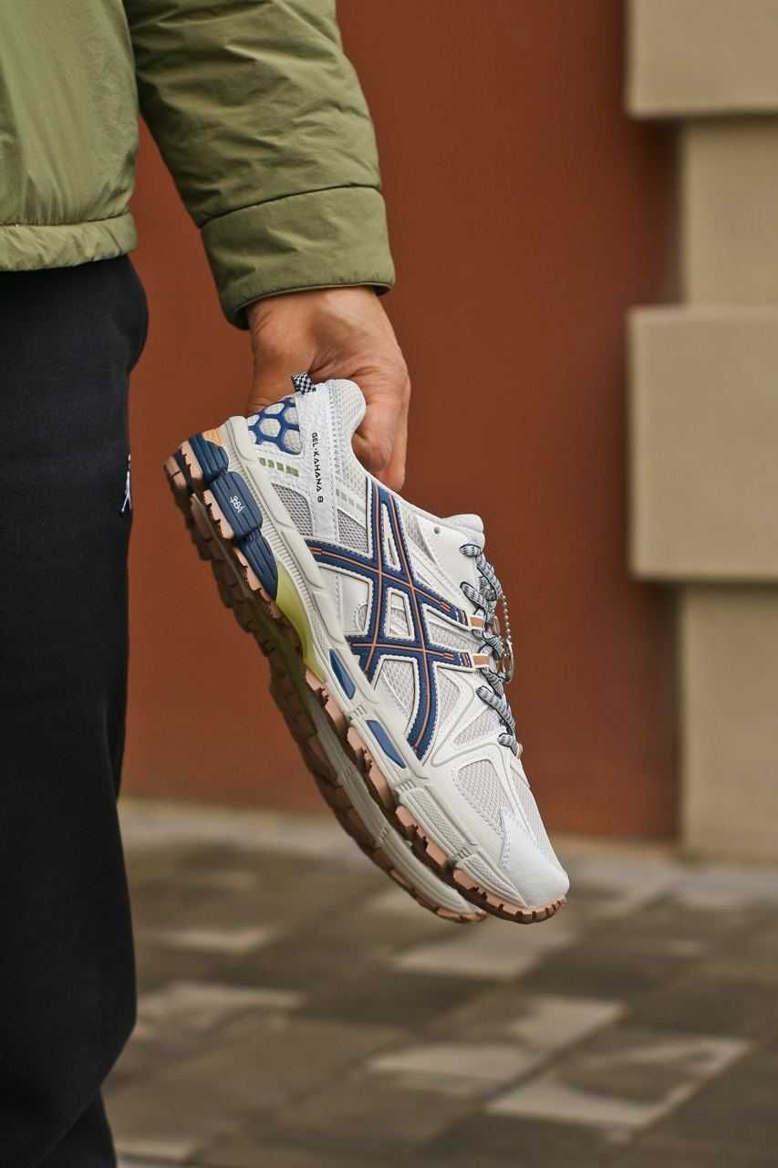 Чоловічі кросівки Asics Gel-Kahana 8 білий з синім 1037 ТОПЧИК