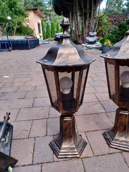 Lampa, latarnia ogrodowa.