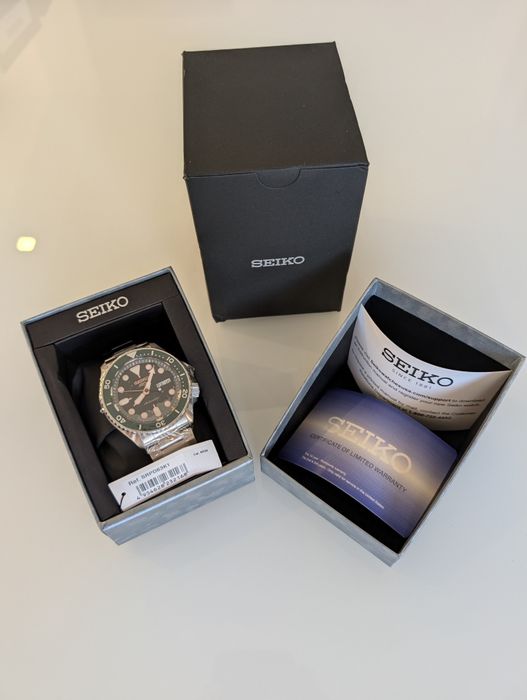 Seiko 5 Sports SKX Automatic 42,5 mm – Mostrador Verde (Novo / SRPD63K